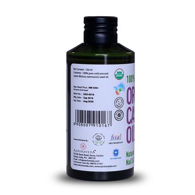 Nature's Veda Organic Castor Oil 150 ml - Personal Care (Ayush)