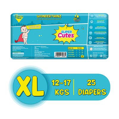 Super Cute's WonderThinz Pull-up Diaper - (XL) (12 - 17 kg) 25's - Diapers & Wipes