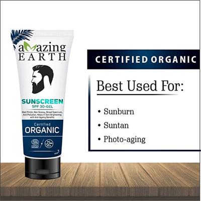 Amazing Earth Sunscreen SPF 50 Gel Cream 100 gm - Body Sunscreen