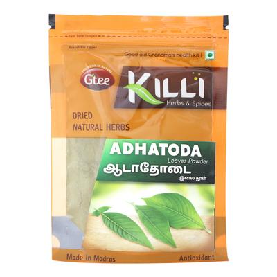 Gtee Killi Adhatoda Leaves Powder 50 gm - Herbal Dietary Supplement