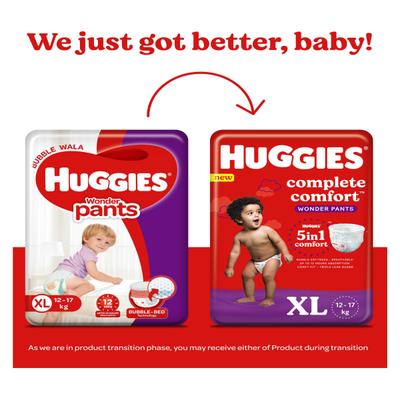Huggies Complete Comfort Wonder Diaper Pants (XL) 34's - Diapers & Wipes