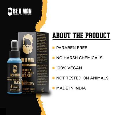 Beoman Beard and Mustache Wash - Eterny 100 ml - Beard Wash