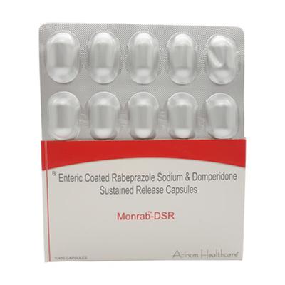MONRAB DSR Capsule 10's - Ulcer/Reflux/Flatulence-Aaa