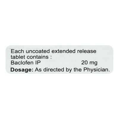 BACRITE XR 20 Tablet 10's - Muscle Spasm-Mus