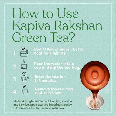 Kapiva Rakshan Green Tea Bag 20's - Teas
