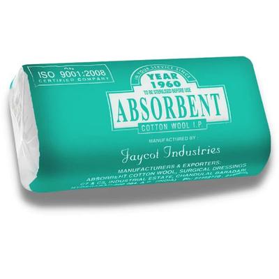 Jaycot Absorbent Cotton Wool I.P. 125 gm - Bandages & Dressings
