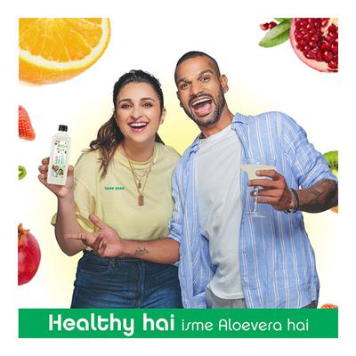 Axiom Alofrut Aloevera Pulp & Juice + Litchi Pulp 300 ml - Ayurvedic Juices