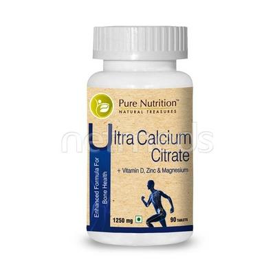 Pure Nutrition Ultra Calcium Citrate (Bone Health) Tablets 90's - Calcium And Minerals