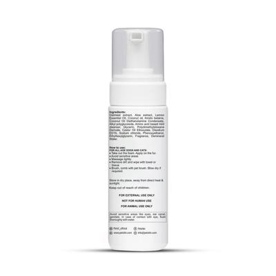 Petvit Oatmeal Waterless Dry Shampoo- -For All Breeds Dogs & Cats 200 ml - Pet Grooming
