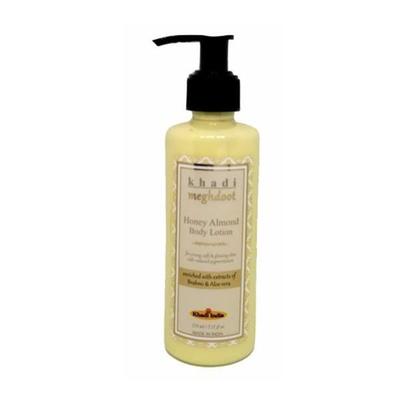 Meghdoot Body Lotion - Honey Almond 210 ml - Lotions & Creams