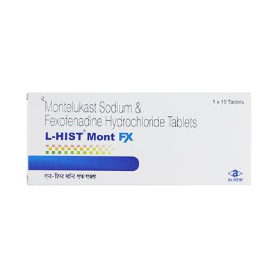 L Hist Mont FX 10/120mg Tablet 10'S - Allergies-Ant
