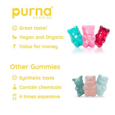 Purna Immunity Vitamin Gummies - Lemon Flavour 30's - Vitamin C