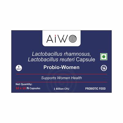 Aiwo Probio-Women 1 Billion CFU Probiotic Food Capsule 100's - Digestive Health