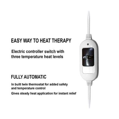 MCP Electric Heating Pad - Velvet Wine - Hot Pack/Ice Bag