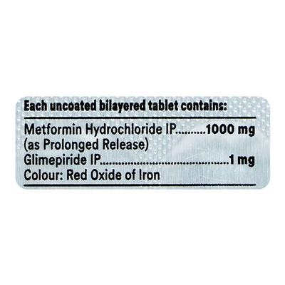 METSMALL G1 FORTE Tablet 10's - Diabetes-Ant