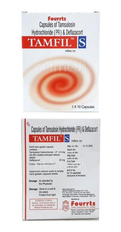 Tamfil S Capsule 10'S - Bladder And Prostate Disorders-Dru