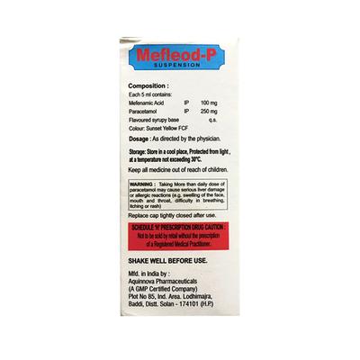 MEFLEOD P Suspension 60ml - Pain relief-Nsa