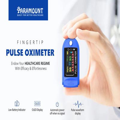 Paramount Fingertip Pulse Oximeter 1's - Health Monitors And Equipment