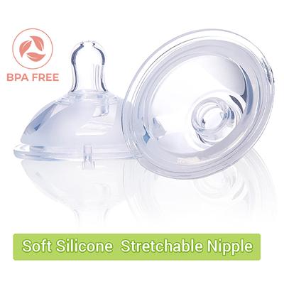 R for Rabbit Steel Extra Nipple Feeding Bottle (240 ml) - White - Feeding & Nursing