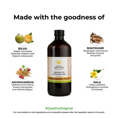 Kerala Ayurveda Mahanarayana Thailam 450 ml - Speciality Medicines