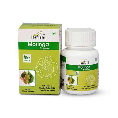 Jairishi Moringa Veg Capsule 60's - Speciality Medicines