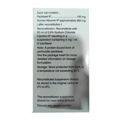 NAB PACLITERO 100mg Injection 1's - Cancer Oncology-Cyt