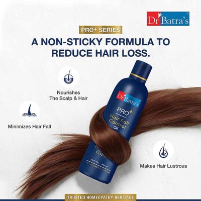 Dr Batra's PRO+ Hair Fall Control Oil (Pack of 2 x 200 ml) - Hair Oils