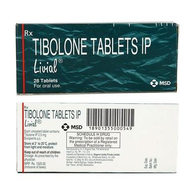 Livial Tablet 28'S - Hormonal Therapy-Oes