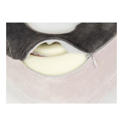 VIAGGI Vibrating Memory Foam Neck Massage Pillow (3 Mode) - Coffee Grey - Others Ortho Supports