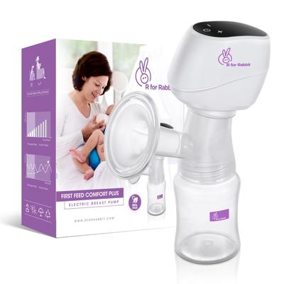 R For Rabbit First Feed Comfort Plus Breast Pump - White 1's - Breast Pump