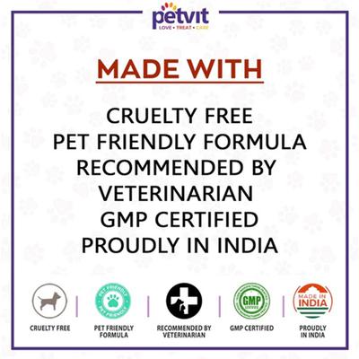 Petvit Wound Healer Spray- For All Breeds Dogs & Cats 100 ml - Pet Grooming
