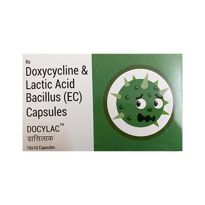DOCYLAC Capsule 10's - Bacterial Infections-Tet