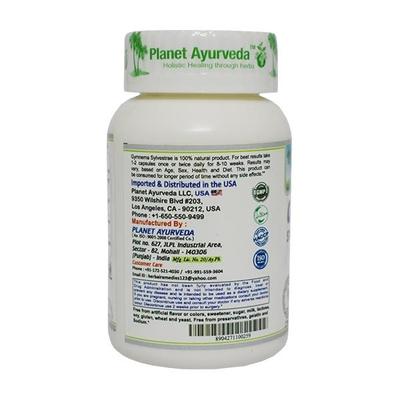 Planet Ayurveda Gymnema Sylvestre Capsules 60's - Diabetes Care (Ayush)