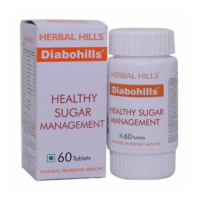Herbal Hills Diabohills Tablet 60's - Diabetes Care (Ayush)