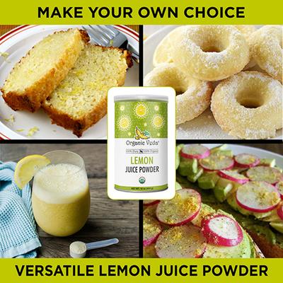 Organic Veda Lemon Juice Powder 454 gm - Pure Herbs