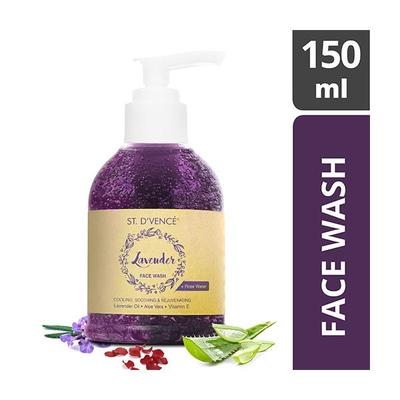 St. D'Vence French Lavender Oil & Rose Water Face Wash 150 ml - Face Wash & Cleansers