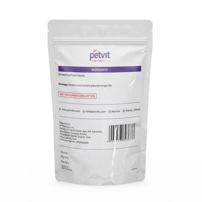 Petvit Striped Sunflower Seeds 1000 gm - Petfood