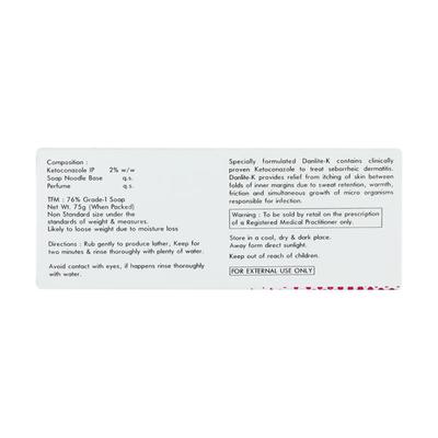 DANLITE K Soap 75gm - Fungal Infections-Taa