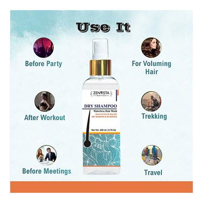 Zenvista Meditech Dry Shampoo 200 ml - Shampoos