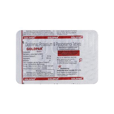 Goldpar Tablet 10'S - Pain relief-Nsa