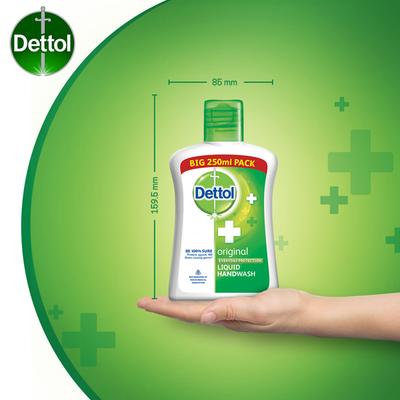 Dettol Original Germ Protection Liquid Handwash - Flip Top 250 ml - Hand Wash & Soaps