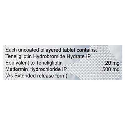 TENIQUAD M Tablet 10's - Diabetes-Ant