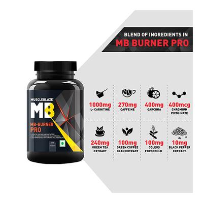 MuscleBlaze MB-Burner Pro Tablet 60's - Workout Essentials