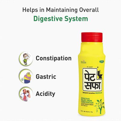 Dr.Juneja's Petsaffa Natural Laxative Granules 100 gm - Digestive Care