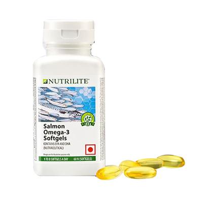 NUTRILITE SALMON OMEGA 3 SOFTGEL CAPSULE 60'S - Omega Fish Oil Fatty Acids