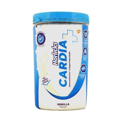 Horlicks Cardia Plus No Added Sugar Powder - Vanilla Flavour 400 gm (Pet Jar) - Protein Supplements