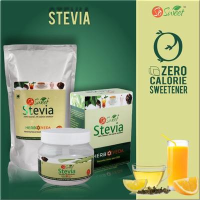 So Sweet 100% Natural Sugarfree Sweetener Stevia Spoonable Powder 1000 gm - Sugar Substitute