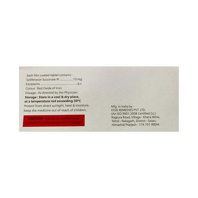 SOLITEC 10mg Tablet 10's - Bladder And Prostate Disorders-Dru