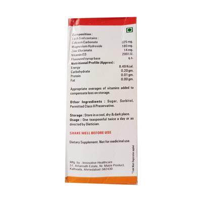 BON Calshium Syrup 200ml - Supplements-Cal