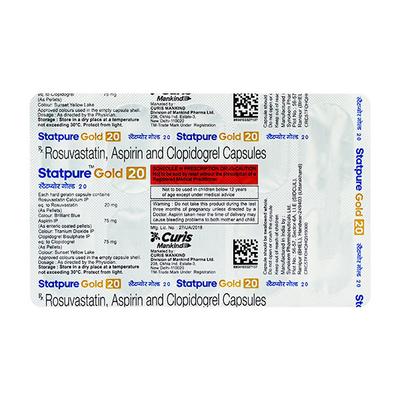 STATPURE GOLD 20 Capsule 10's - Blood Clot-Ant